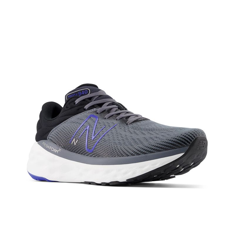 Men’s New Balance Fresh Foam X 840v1 – Castlerock/Marine Blue/Black/Silver Metallic