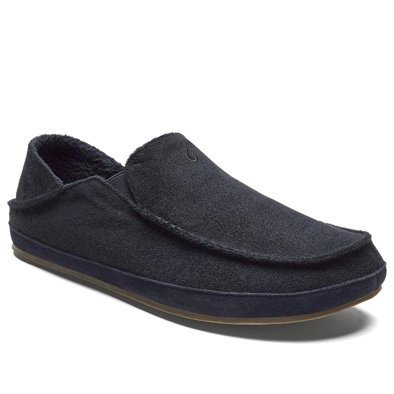 Men’s OluKai Moloā Hulu Slipper – Lava Rock