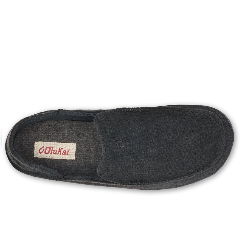 Men’s OluKai Moloā Hulu Slipper – Lava Rock