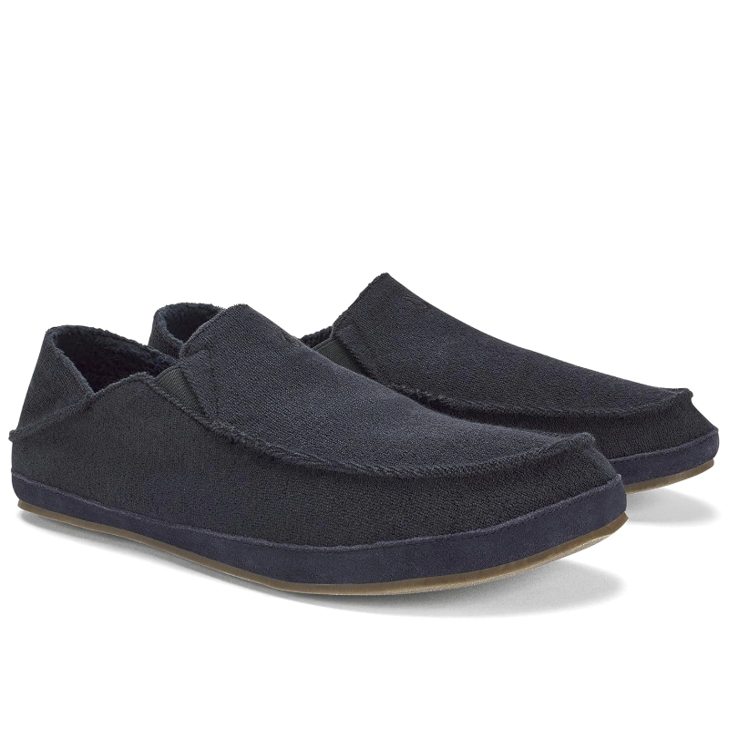 Men’s OluKai Moloā Hulu Slipper – Lava Rock