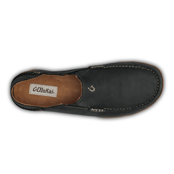Men’s OluKai Moloā Slip-On Shoe – Black/Toffee
