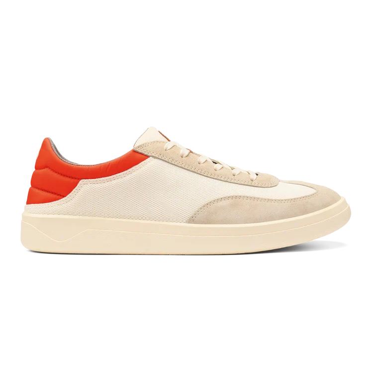 Men’s OluKai Punini Court Sneakers – Off White/Molten