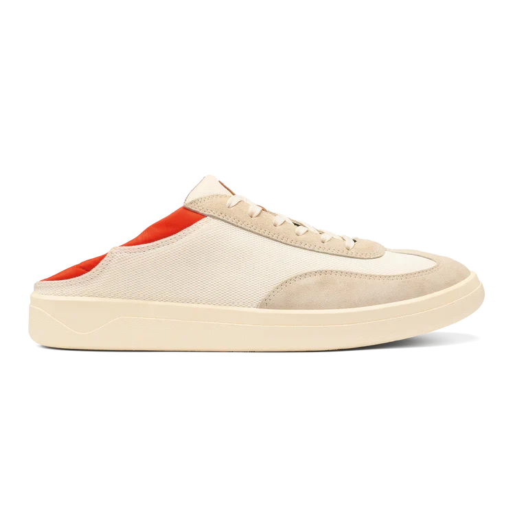 Men’s OluKai Punini Court Sneakers – Off White/Molten
