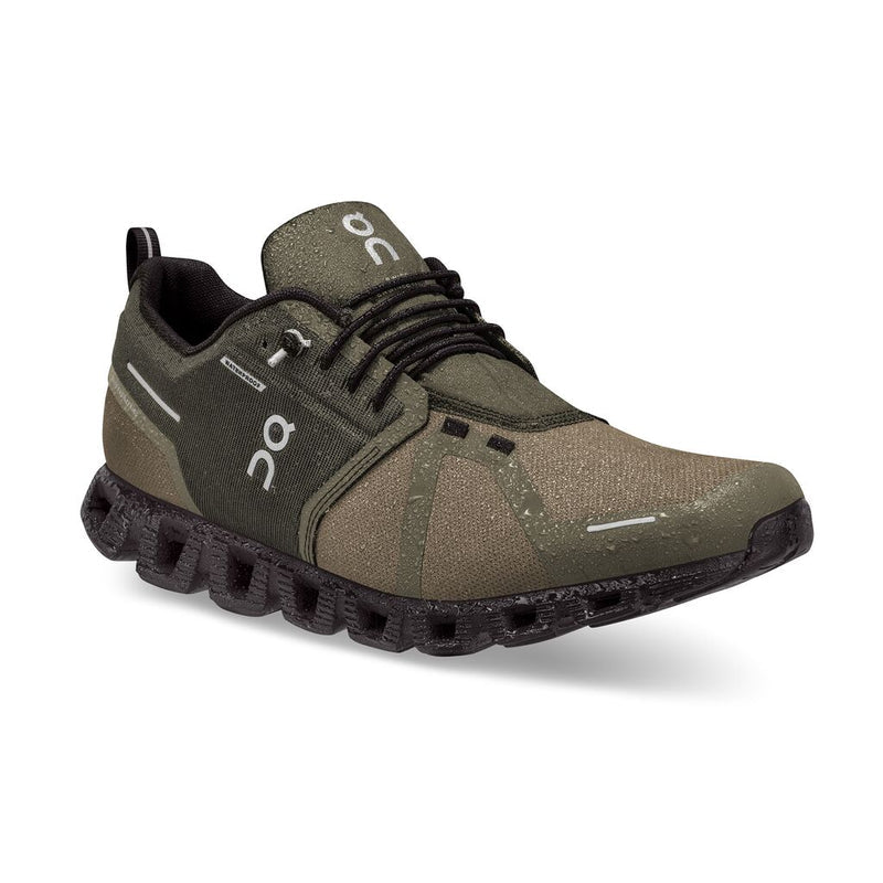 Men’s On Cloud 5 Waterproof – Olive/Black