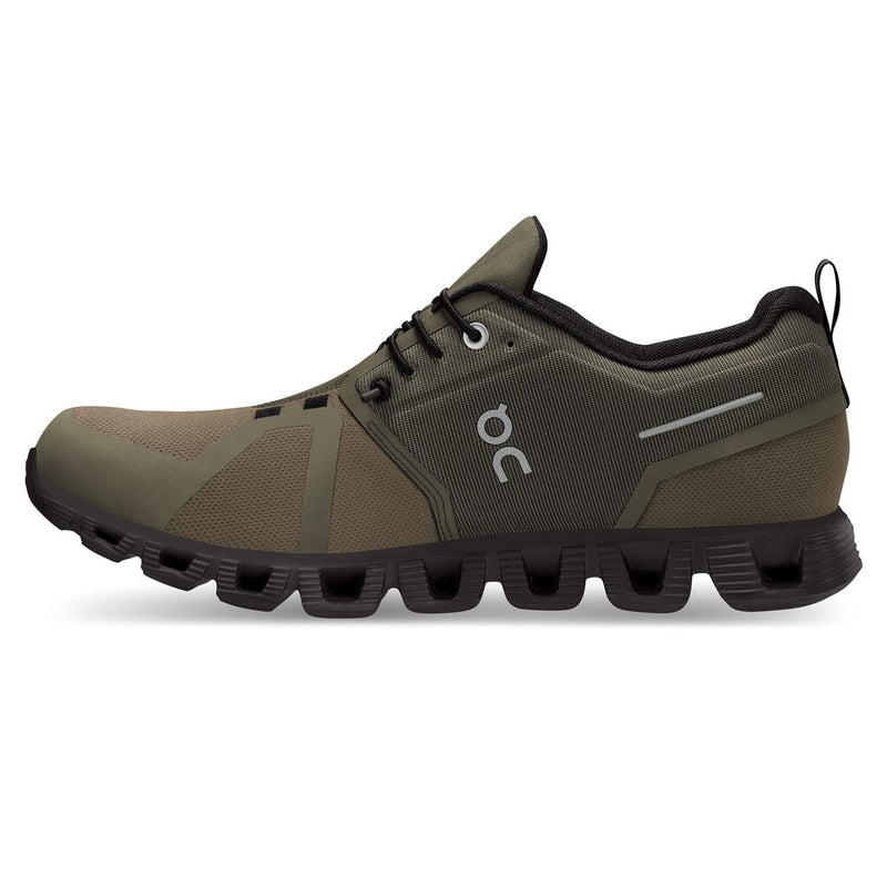 Men’s On Cloud 5 Waterproof – Olive/Black