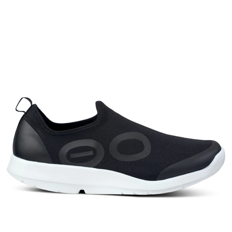 Men’s OOFOS OOmg Sport Shoe – White/Black