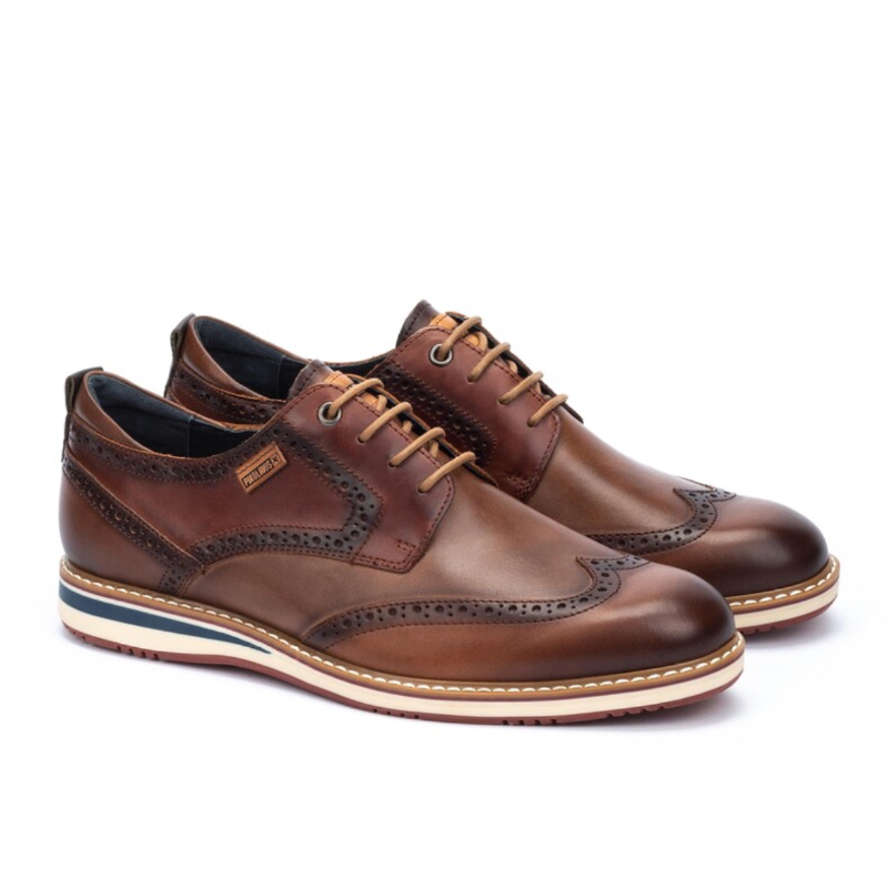 Men's Pikolinos Avila M1T-4191C1 Wing Tip - Cuero