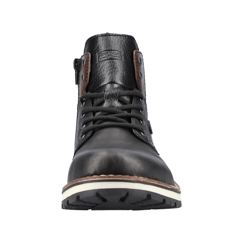 Men's Rieker Ronny 34 - Schwarz/Kastanie/Granit