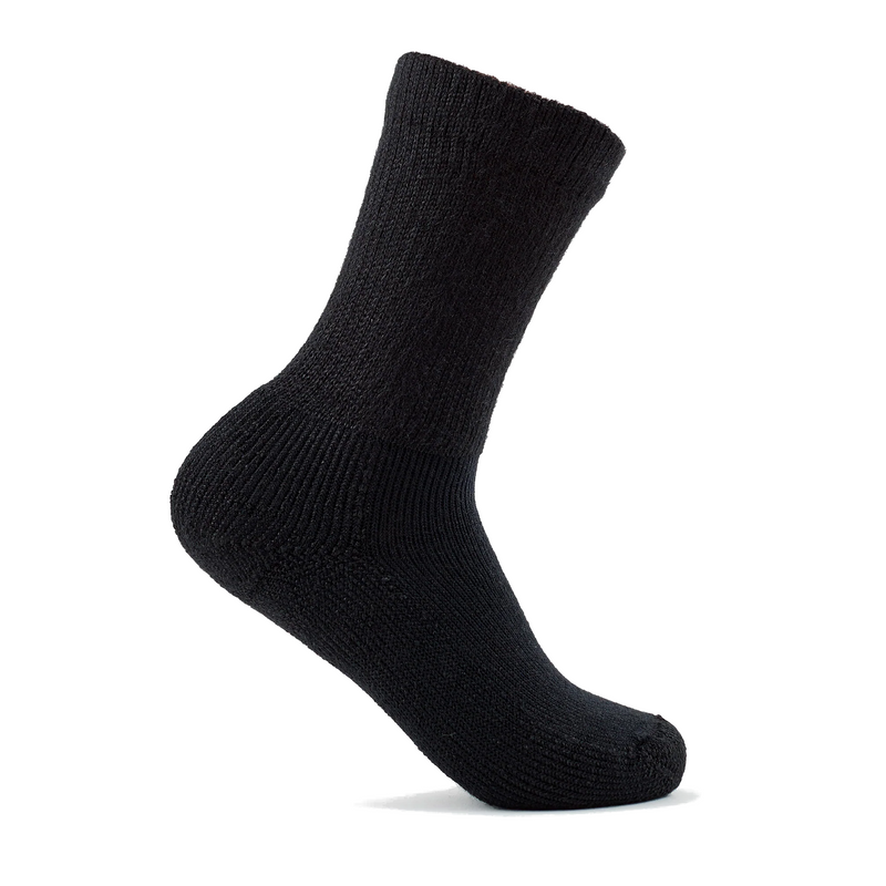Men's Thorlo Diabetic Moderate Cushion Crew Socks - Black