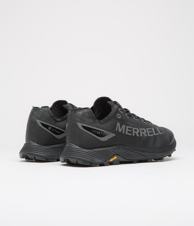 Merrell x Snow Peak MTL Longsky 2 Matryx Shoes in Charcoal Black