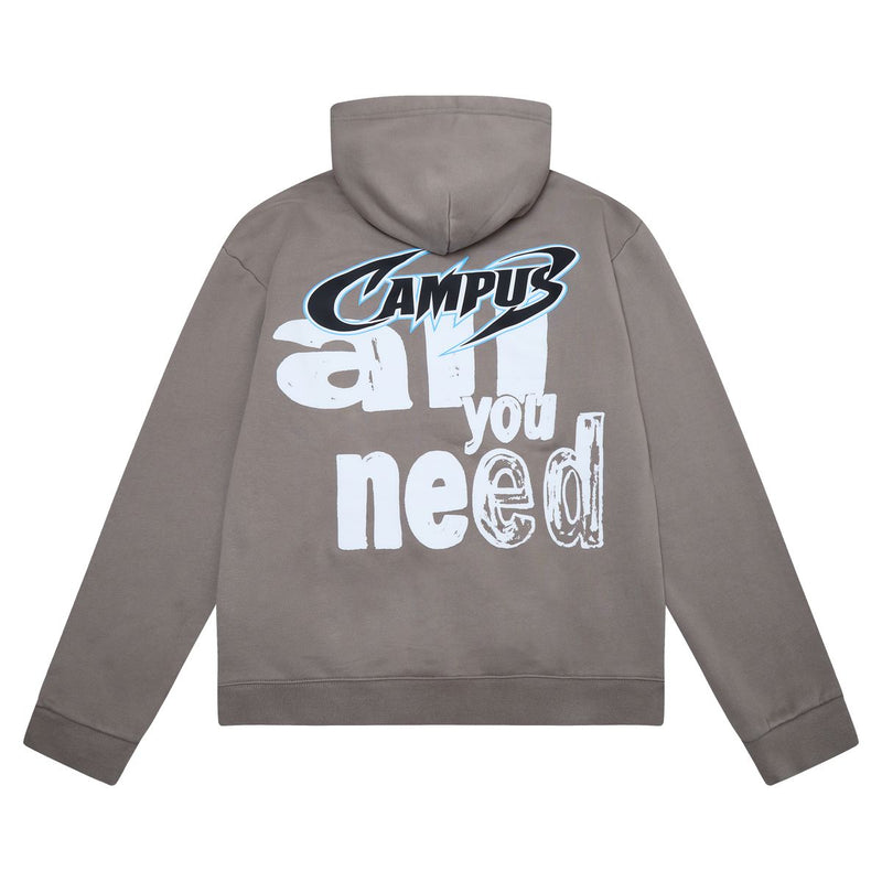 Mirage Zip Up Hoodie (Gray)