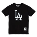 Mitchell & Ness S / Black MLB BASIC LOGO 2 TEE DODGERS