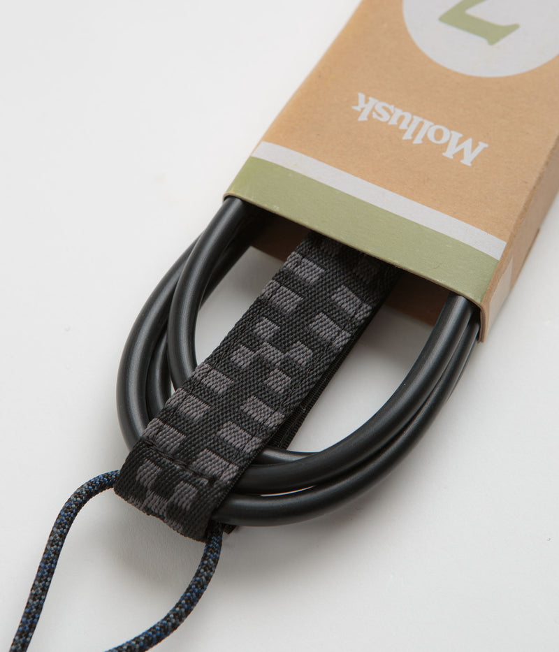 Mollusk All Round 7ft Surfboard Leash in Black