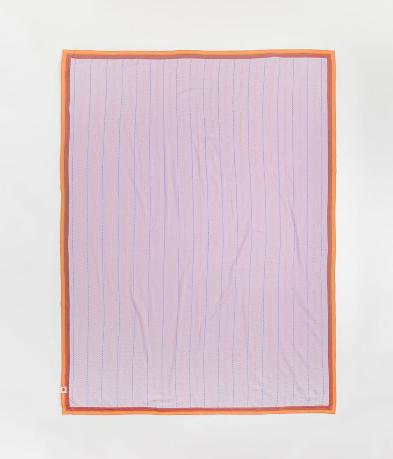 Mollusk Beach Party Blanket in Lavender Dobby