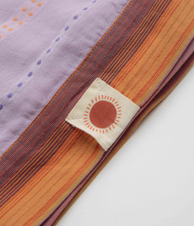 Mollusk Beach Party Blanket in Lavender Dobby