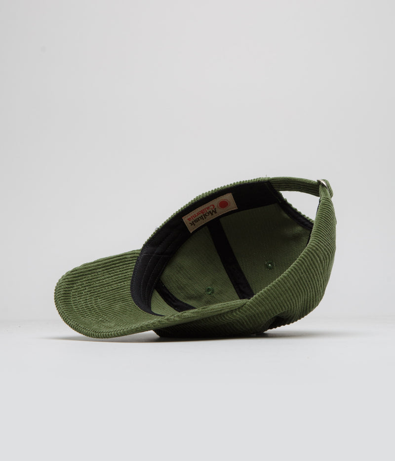 Mollusk Corduroy Dad Cap in Mash Green