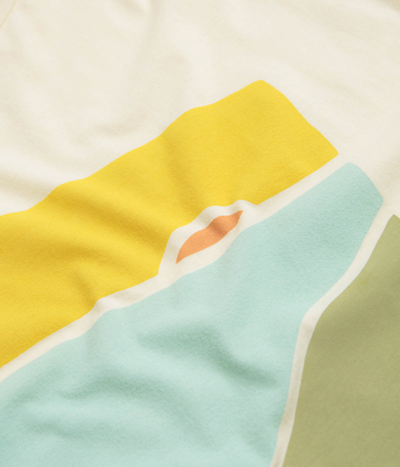 Mollusk Earth Exercise T-Shirt in Super Natural