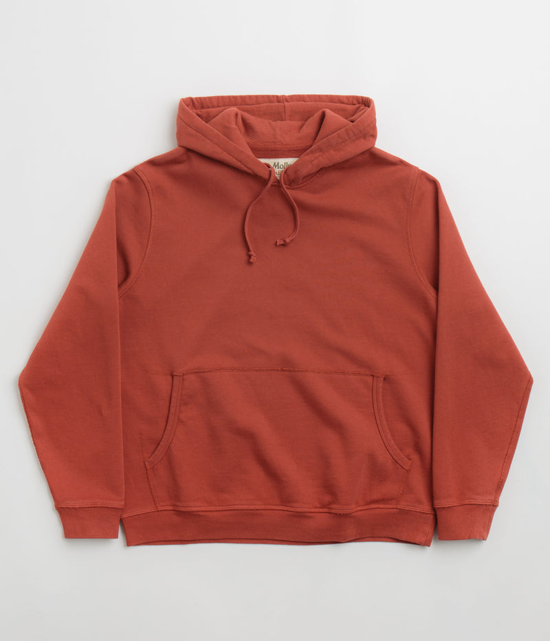 Mollusk Max Hoodie in Faded Red