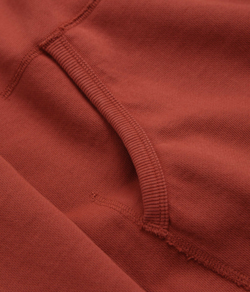 Mollusk Max Hoodie in Faded Red