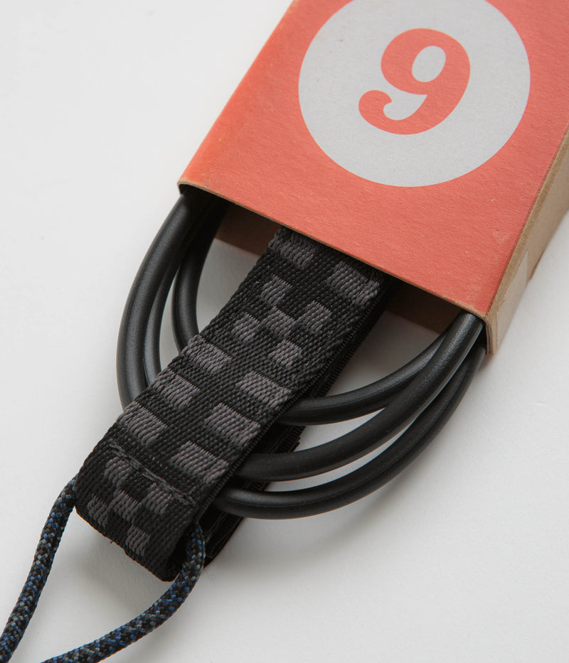 Mollusk Performance 6ft Surfboard Leash in Black