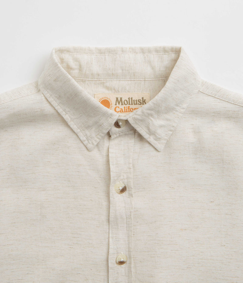 Mollusk Summer Shirt in Natural Chambray