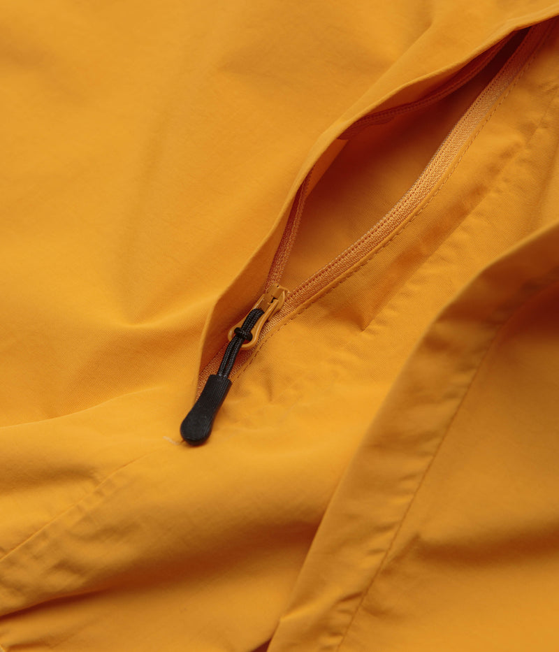 Mollusk Womens Cloud Forest Rain Jacket in Yellow
