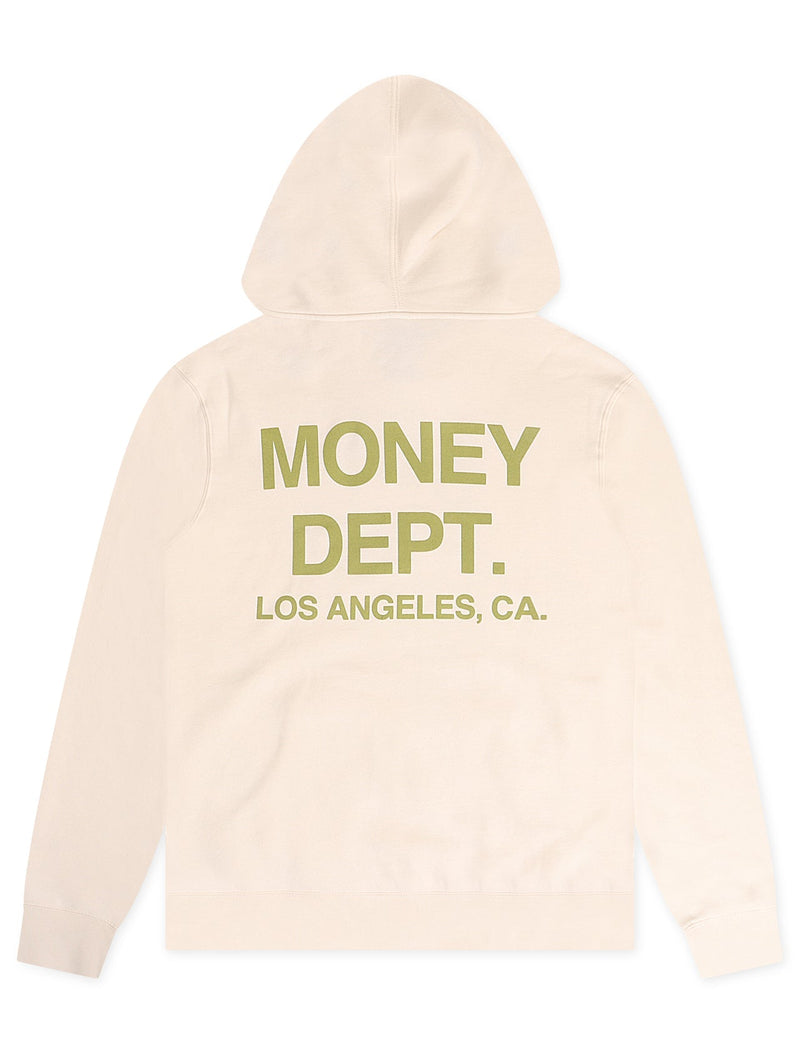 Money Dept. Hoodie - Cream/Green