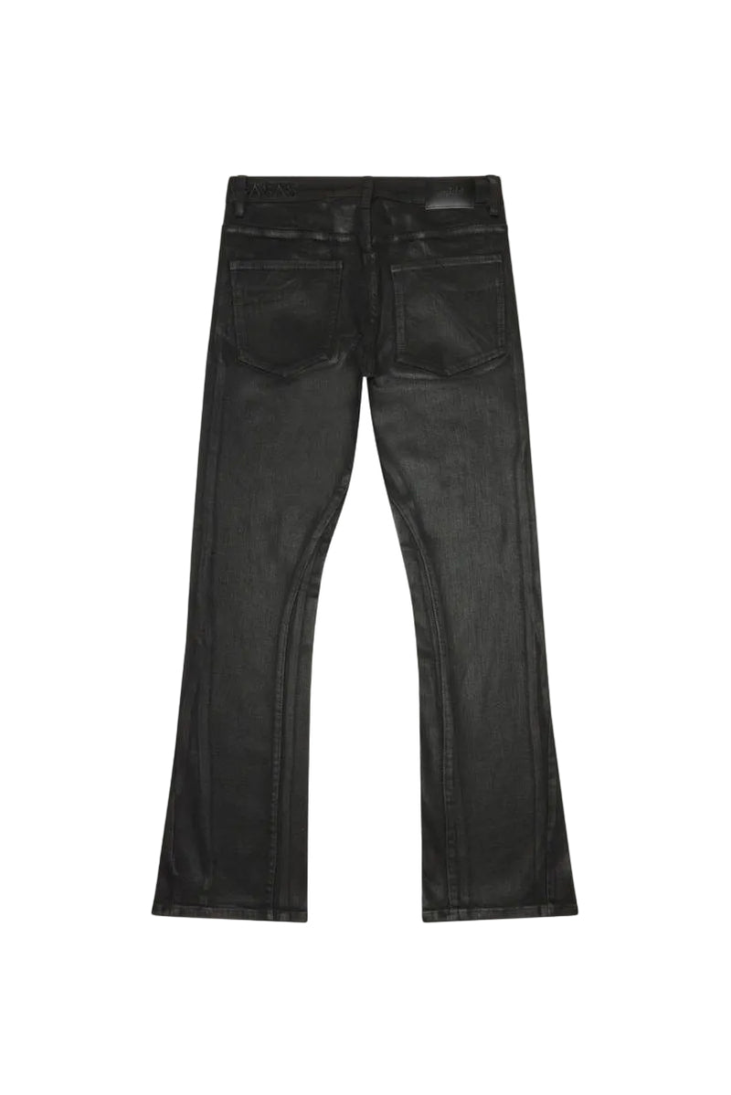Mr. Stacked Black Wash Waxed