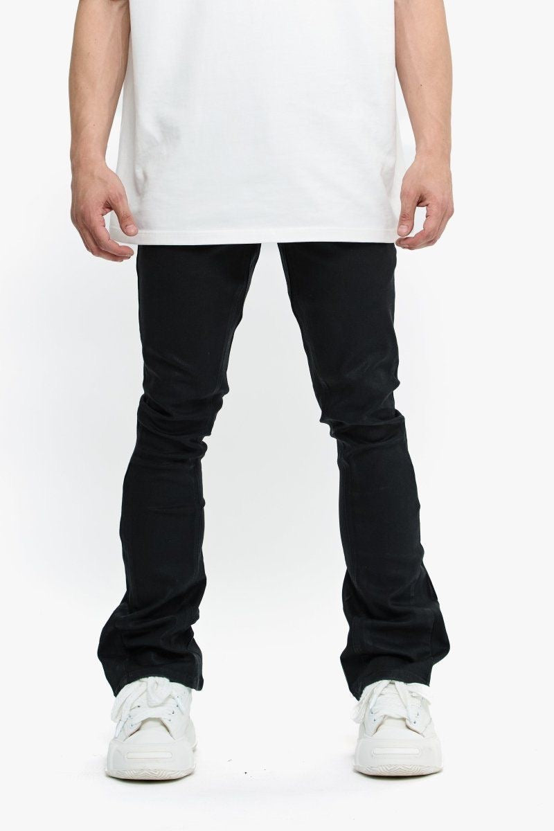 Mr. Stacked Black Wash Waxed