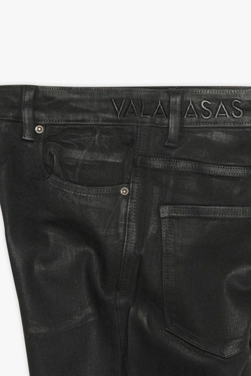 Mr. Stacked Black Wash Waxed