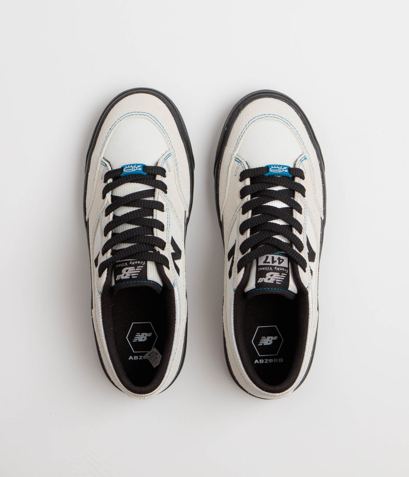 New Balance Numeric 417 Franky Villani Shoes in White and Black