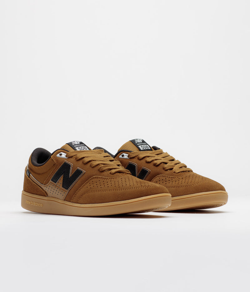 New Balance Numeric 508 Brandon Westgate Shoes in Brown and Gum