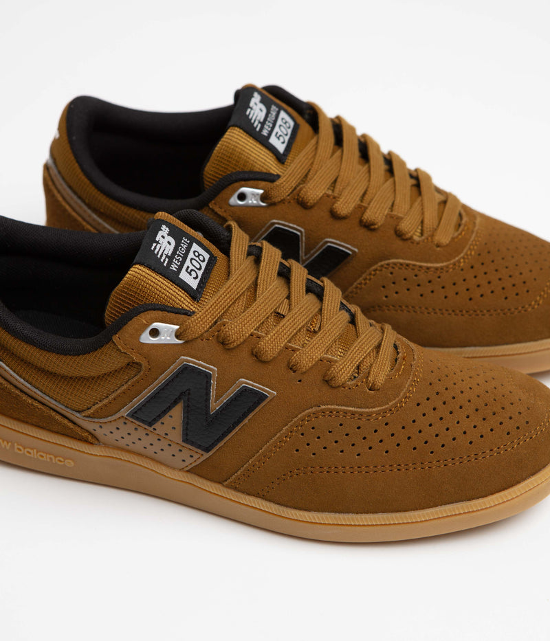 New Balance Numeric 508 Brandon Westgate Shoes in Brown and Gum