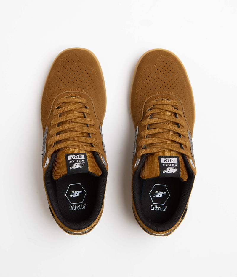 New Balance Numeric 508 Brandon Westgate Shoes in Brown and Gum