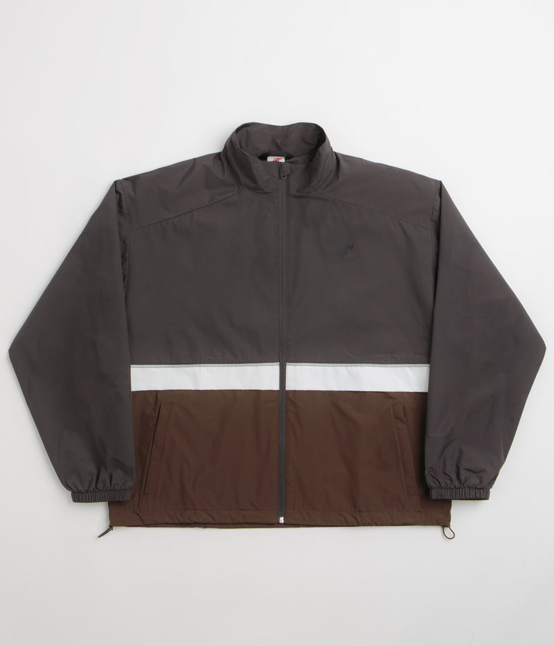 New Balance Numeric Archive Jacket in Faded Black and Pumpernickel