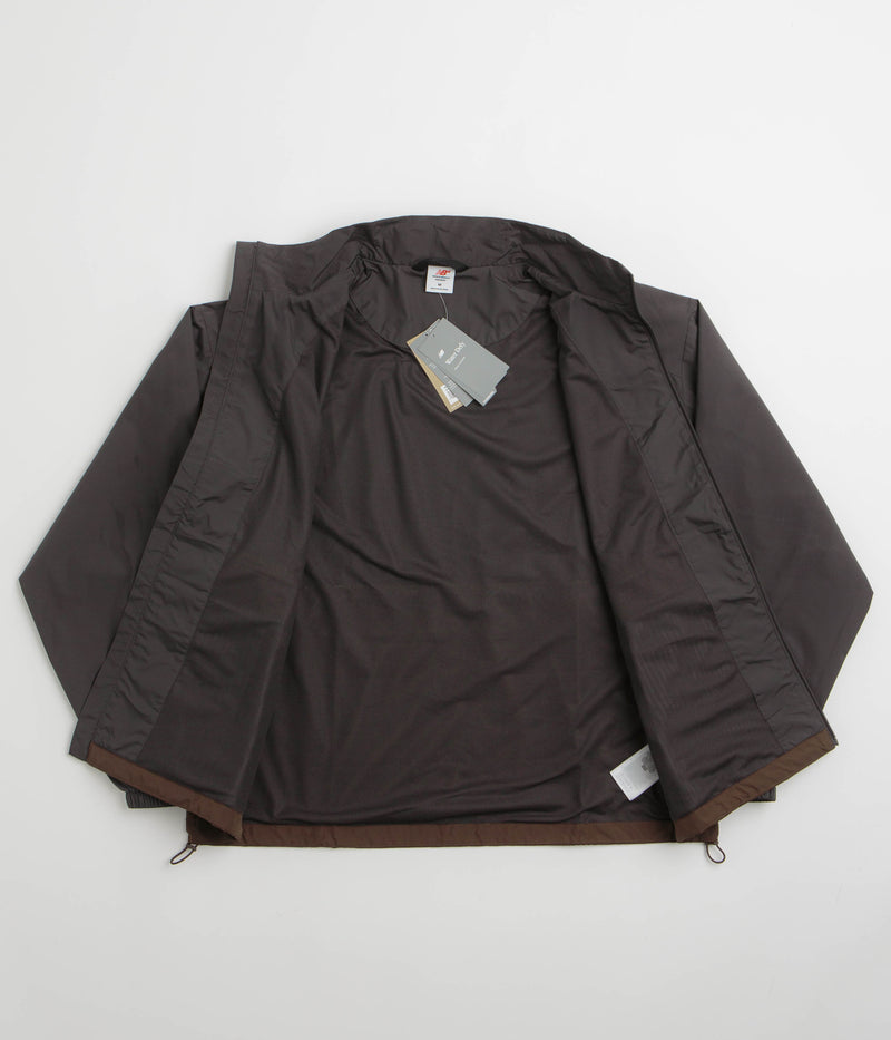 New Balance Numeric Archive Jacket in Faded Black and Pumpernickel