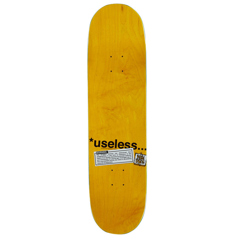 New Deal Useless Wooden Toys Popsicle Skateboard Complete - 8.25"