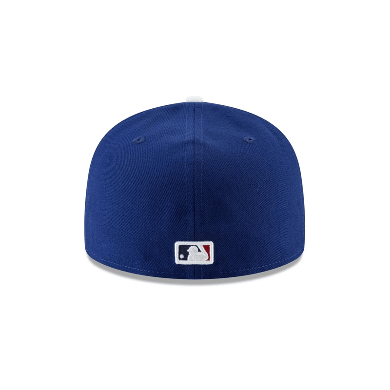 Back View of the New Era Cap 2024 World Series Champions Side Patch 59FIFTY Fitted in Blue