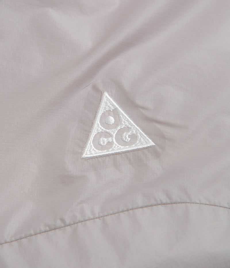 Nike ACG Cinder Cone Windproof Jacket in College Grey and Summit White