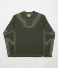 Nike ACG Delta River Long Sleeve T-Shirt in Sequoia and Barely Volt