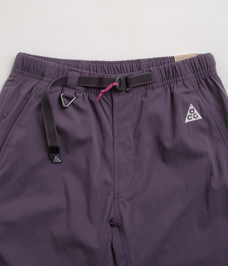 Nike ACG Hiking Pants in Dark Raisin and Black / Summit White