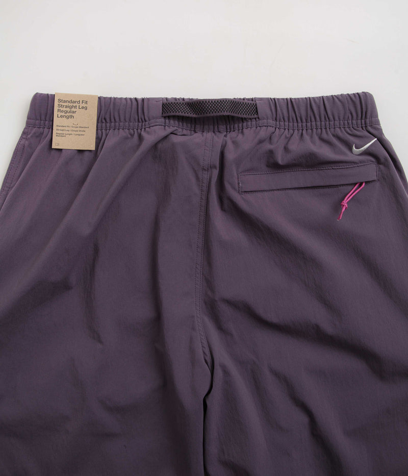 Nike ACG Hiking Pants in Dark Raisin and Black / Summit White