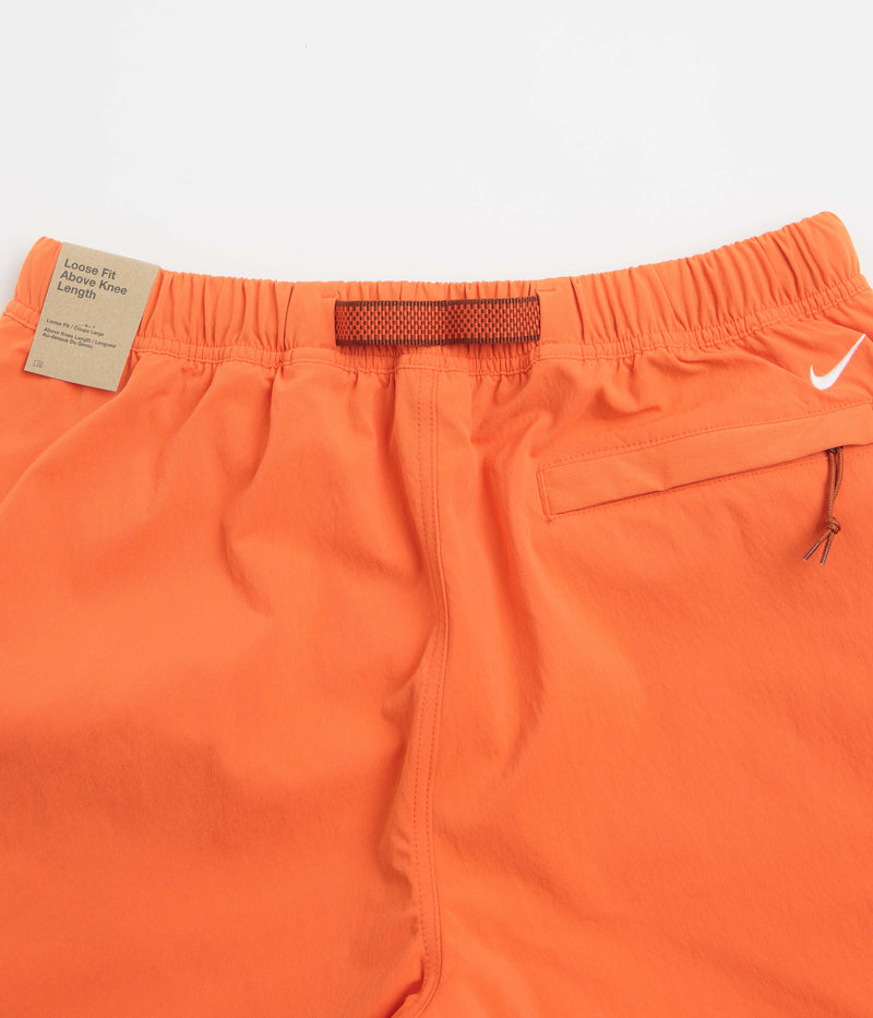 Nike ACG Hiking Shorts in Picante Red and Cinnamon / Summit White