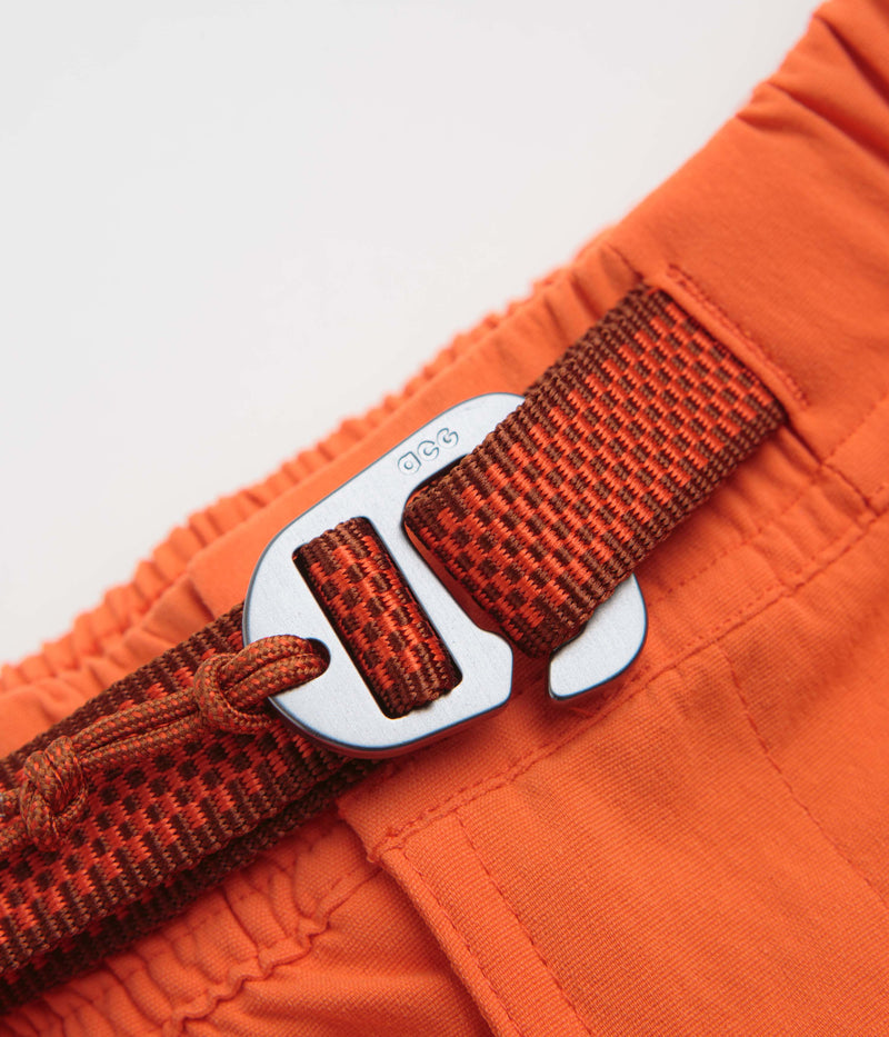 Nike ACG Hiking Shorts in Picante Red and Cinnamon / Summit White
