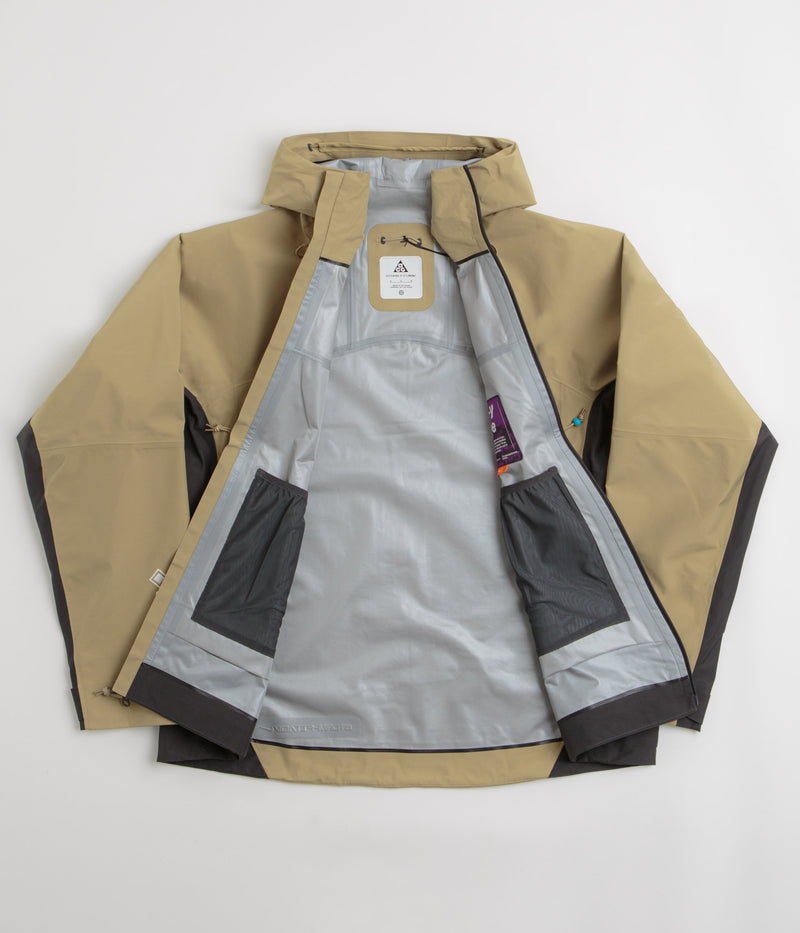 Nike ACG Misery Ridge Jacket in Parachute Beige and Anthracite / Summit White