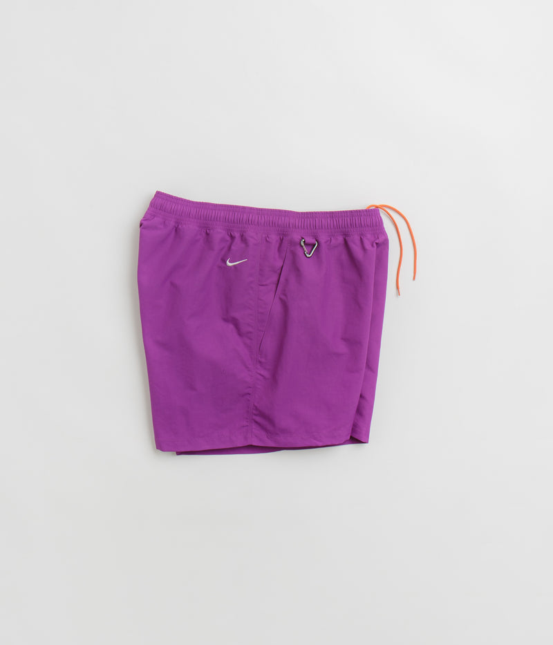 Nike ACG Reservoir Goat Shorts in Bold Berry and Safety Orange / Summit White