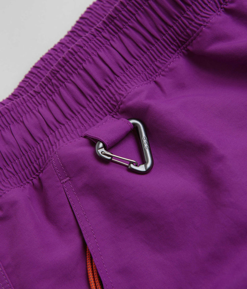 Nike ACG Reservoir Goat Shorts in Bold Berry and Safety Orange / Summit White