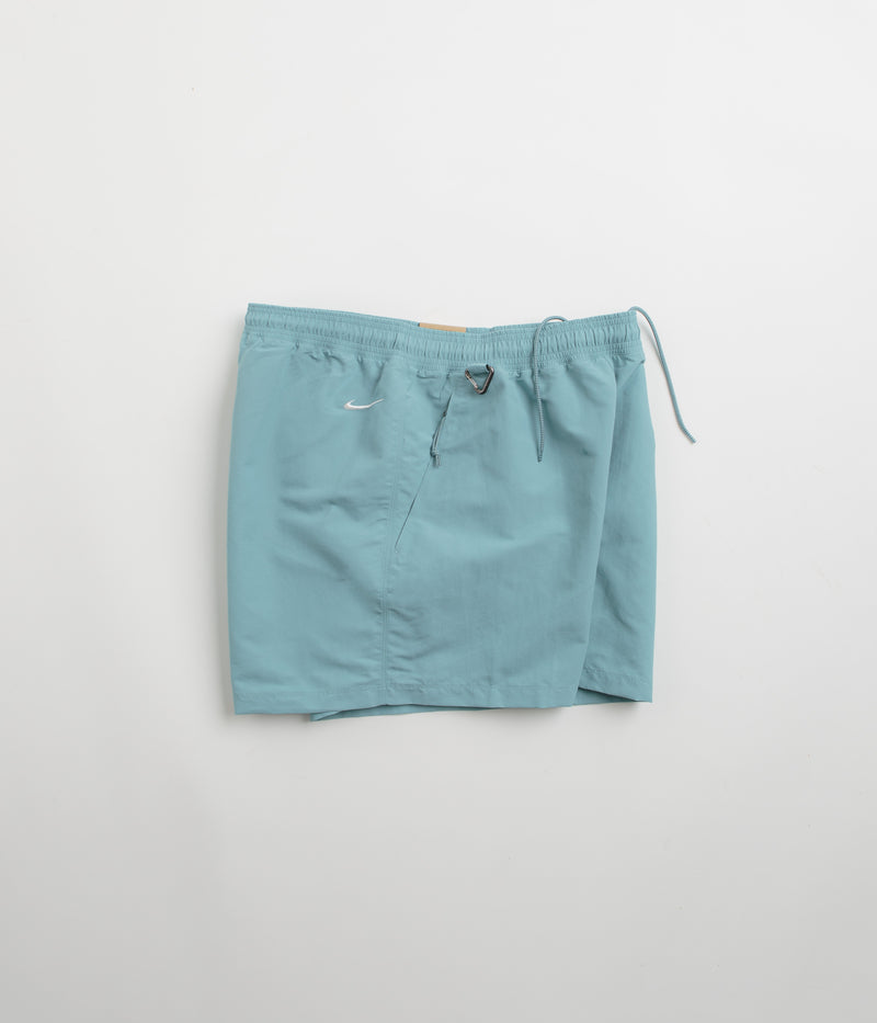 Nike ACG Reservoir Goat Shorts in Denim Turquoise and University Red / Summit White