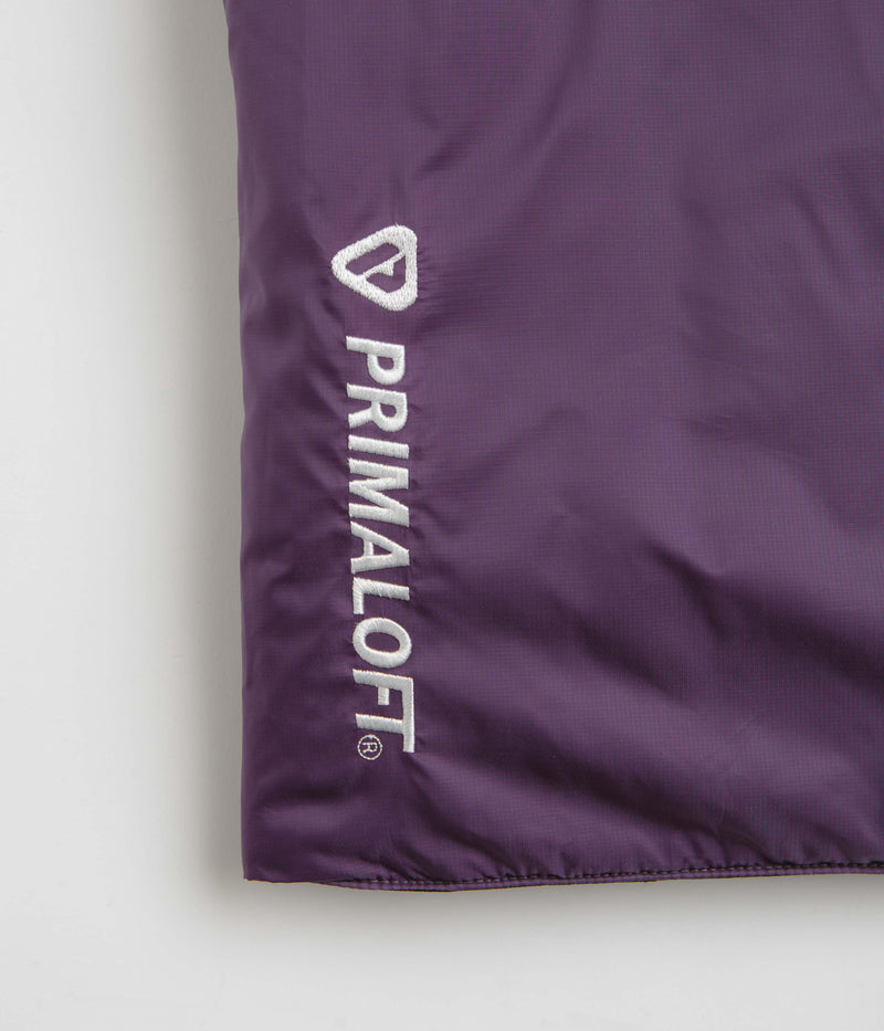 Nike ACG Skull Peak Reversible Vest in Black and Dark Raisin / Summit White