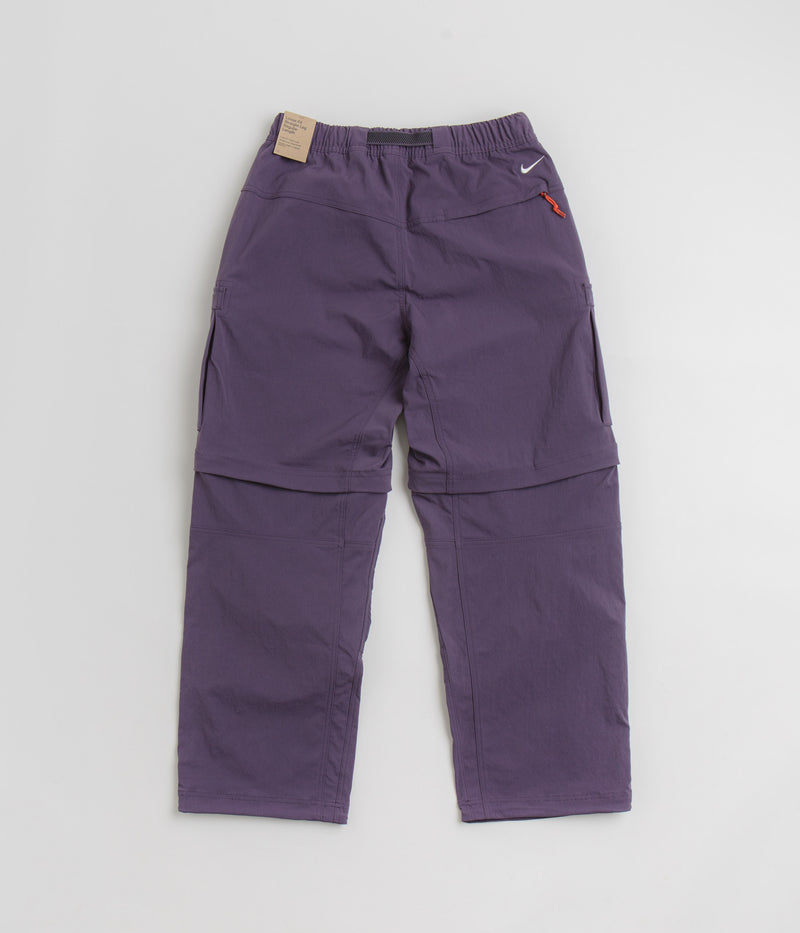 Nike ACG Smith Summit Cargo Pants in Dark Raisin and Black / Summit White